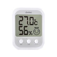 ドリテック（DRETEC） デジタル温湿度計 20個販売 O-251WTA020 1ケース（20個） 63-4159-46（直送品）