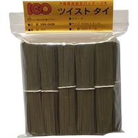 アイ・ジー・オー IGOツイストタイ　ビニール・タイ　茶　4ｍｍ×8ｃｍ VBR-0408 1袋（1000本入り）（直送品）