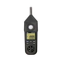 マルチ環境測定器 温度・湿度・照度・風速・騒音 校正証明書付 LM-8102（KOUSEI） 64-3729-47（直送品）