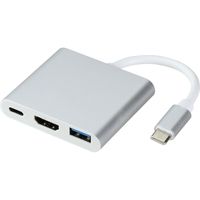 アーテック HDMI変換アダプタ(USBC to USBC/HDMI/USBA) 91774 1個（直送品）