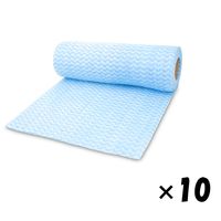 不織布ふきん キッチンクロス 布巾 掃除 台拭き 衛生用品 20×30×50カット 使い捨て クロス 業務用　10個セット