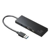 エスコ（esco） ［2+1ポート］ USB2.0+3.0 コンボハブ（カードリーダー付 1セット（3個） EA764AD-87A（直送品）