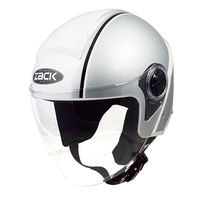 TNK工業 ZR-20 ジェットヘルメット WH/SI 513343 1個（直送品）