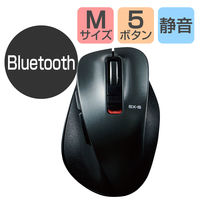 エレコム ワイヤレスマウス 無線 Bluetooth 静音 5ボタン M M-XGM15BBS