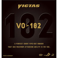 VICTAS(ヴィクタス) VO＞102 MAX ブラック 1個 TSP 020222 0020 VICTAS（直送品）