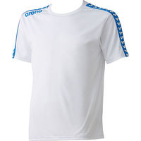 アリーナ チームラインTシャツ S ホワイト 1枚 DS ARN6331 WHT デサント（直送品）