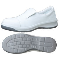 JIS規格 静電安全靴 クリーンルーム用 スニーカータイプ GCR1200 フルCAP 静電 25.0cm ホワイト 1204056809（直送品）