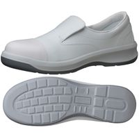 JIS規格 静電安全靴 クリーンルーム用 スニーカータイプ GCR1200 フルCAP 静電 小 22.0cm ホワイト 1204153303（直送品）
