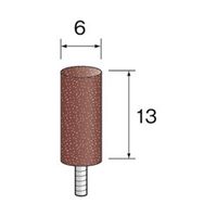 ミニター　セパレートロングシャフトゴム砥石　ＷＡ　ミディアム　＃220　φ6　DB3734　1袋（10本入）　　（直送品）