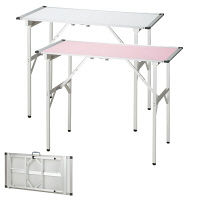 松吉医科器械 採血テーブル（折りたたみ式）ピンク SN-T003 SN-T003P 1台 23-2789-01（直送品）