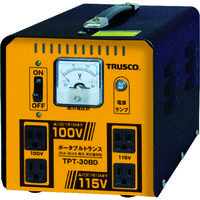 トラスコ中山（TRUSCO） TRUSCO ポータブルトランス 30A 3kVA 降圧・昇圧兼用型 TPT-30BD 1台 764-4639（直送品）