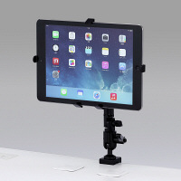 アスクル】サンワサプライ iPad・タブレット用アーム CR-LATAB1N 1台 