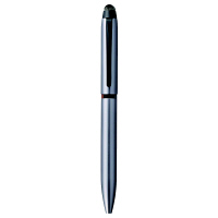 三菱鉛筆uni ジェットストリームスタイラス タッチペン付 ボールペン シルバー軸 3色 0.5mm SXE3T1800-05（直送品）