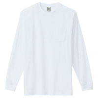 アイトス 長袖Tシャツ（ポケット付）（男女兼用） AZ10530