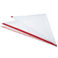イワツキ 訓練用三角巾（赤線入） 004-040025 1箱（12枚入） 07-3660-01（直送品）