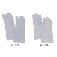 コクゴ 溶接用手袋 熔接用手袋 ヨーテ2B（3指床） 104-22301 1セット（3双入）（直送品）
