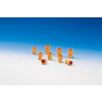 コクゴ 天然ゴム栓 オレンジW栓〈天然ゴム〉 W-1616ミリ試験管用 （10ケ入） 101-51305 1セット（100個：10個入×10袋）（直送品）