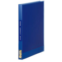 キングジム　クリアーファイル　シンプリーズ　固定式　40ポケット　コバルトブルー　186TSPWコハ　1冊