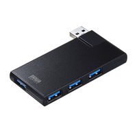 サンワサプライ ＵＳＢ３．０　４ポートハブ USB-3HSC1BK 1個