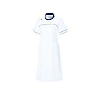 ルコックスポルティフ ナースワンピース UQW0039 ホワイト×ネイビー S 医療白衣 1枚（直送品）