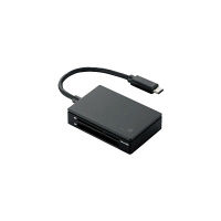 エレコム　USB　Type-Cコネクタ搭載メモリリーダライタ　MR3C-A010BK　（直送品）