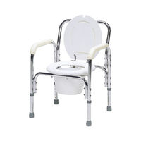 アズワン 便器椅子（折りたたみ式） 530×460×660～760mm 8700 1台 0