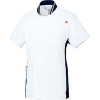 ルコックスポルティフ 医療白衣 メンズジャケット UQM1008 ホワイトネイビー L 1枚（直送品）