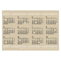 エトランジェ・ディ・コスタリカ 【2023版】B2 ポスターカレンダー CLP-B2-11 1セット（2冊）（直送品）