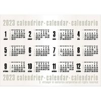 エトランジェ・ディ・コスタリカ 【2023版】B3 ポスターカレンダー CLP-B3-02 1セット（3冊）（直送品）
