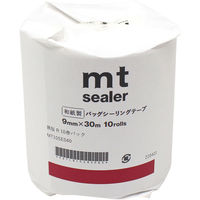 mt Sealer 幅9mm×長さ30ｍ 臙脂 R 10巻パック バックシーラーテープ MT10SE040 1個 カモ井加工紙（直送品）