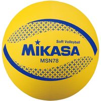 ミカサ ソフトバレー円周78cm 約210g 黄 MSN78-Y 1個