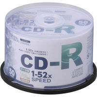 オーム電機 CD-R 52倍速対応 データ用 50枚 スピンドル入 PC-M52XCRD50S（直送品）