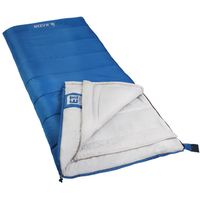 KAZMI 寝袋 スリーピングバッグ2 ブルー[最低使用温度-3度] K7T3M002BL（直送品）