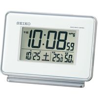 セイコータイムクリエーション 電波デジタル時計 温度湿度表示つき SQ767W 1個