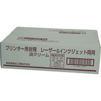 寿堂 プリンター専用封筒 角6W 淡クリーム 50枚P 10208 1ケース（500枚）（直送品）