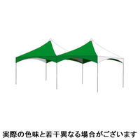 ＜LOHACO＞ ogawa ワンタッチイベントテント2型3060アルミ グリーン×ホワイト FE6176-42 （直送品）画像