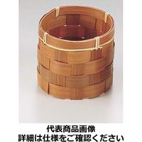 竹製 スス四ツ目 丸型おしぼり立 POS68 萬洋（取寄品）