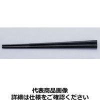 ぐる麺箸 黒PM-358 21cm RHSQ901 曙産業（取寄品）