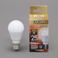 アイリスオーヤマ LED電球 E17 調光 広配光タイプ 　電球色 25形相当（23 LDA3L-G-E17/D-2V3 1個