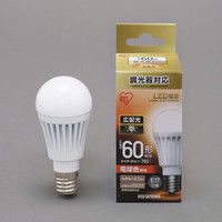 アイリスオーヤマ LED電球 E17 調光 広配光タイプ 電球色 60形相当（760lm） LDA9L-G-E17/D-6V3（直送品）