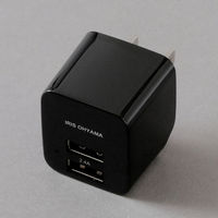 アイリスオーヤマ USB充電器2.4A UC24A2PB（直送品）