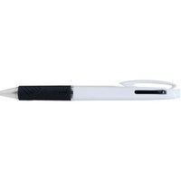 三菱鉛筆ジェットストリーム2色ボールペン0.7mm 名入専用商品 SXE2-300-07 B無 白1 SXE230007BN.1 1セット（100本）（直送品）