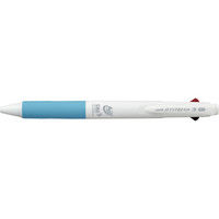 三菱鉛筆 ジェットストリーム 3色ボールペン 0.7mm SXE3-400A-07 白水色W8 SXE3400A07W.8 1セット（100本）（直送品）