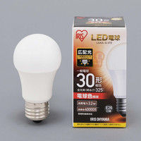 アイリスオーヤマ LED電球 E26 広配光タイプ 電球色 30形相当（325lm） LDA3L-G-3T5（直送品）