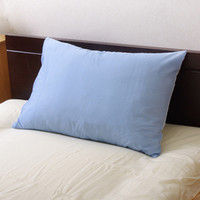 ＜LOHACO＞ イケヒコ まくらカバー 洗える 『リバ枕カバー63』 ブルー／ライトブルー 約43×63cm 1個 （直送品）
