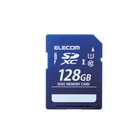 SD カード 128GB UHS-I U1 高速データ転送 一眼レフ 写真 動画 MF-HCSD128GU11A エレコム 1個（直送品）