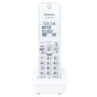 パナソニック コードレス電話機（子機2台付き)ホワイト　 VE-GD56DW-W
