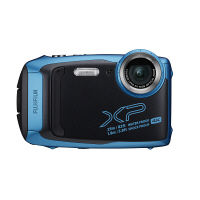 富士フイルム デジカメ FX-XP140 SB ブルー SDカードセット 1635万画素 光学5倍 防塵６級 防水8級 耐衝撃 Wi-Fi対応 CALSモード
