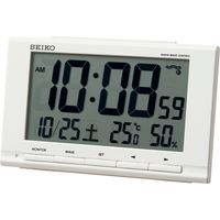 セイコータイムクリエーション 温湿度表示付き電波時計 SQ789W 1個