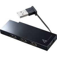 サンワサプライ USB2.0ハブ （4ポート・ブラック） USB-2H416BK 1個（直送品）
